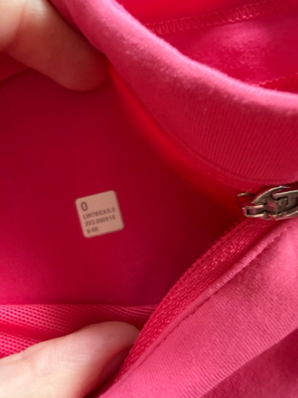 Hot pink high waisted lululemon speed up shorts - Picture 4 of 4